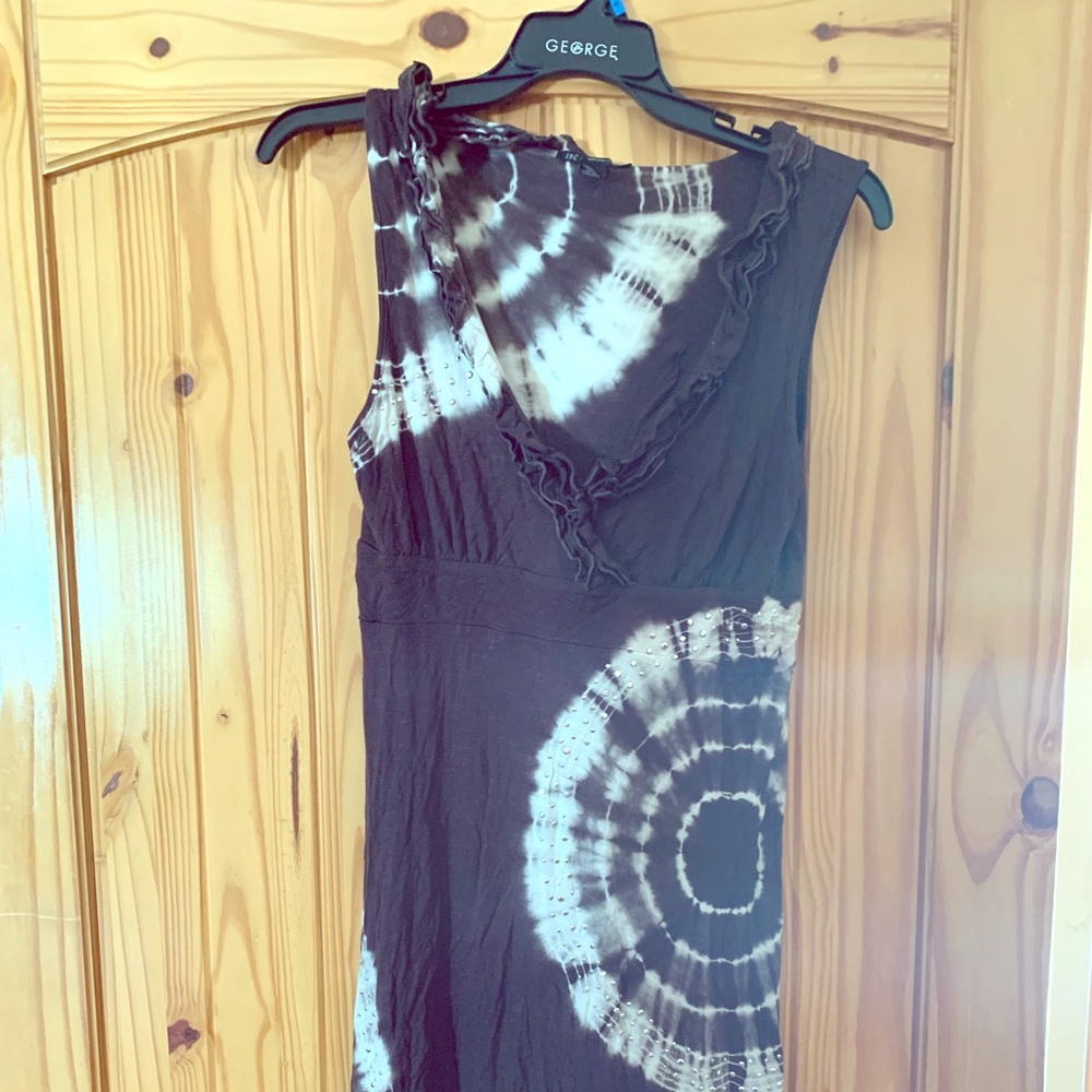 INC xl tye dye summer beach dress